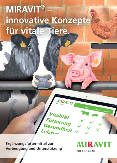 Titelbild der Gesamtbroschüre Miravit Produkte